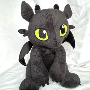 Build-A-Bear Toothless How To Train Your Dragon Stuffed Animal 14”